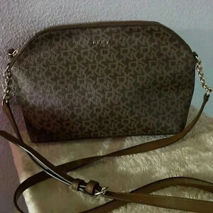 DKNY corrie monogram dome cross bag